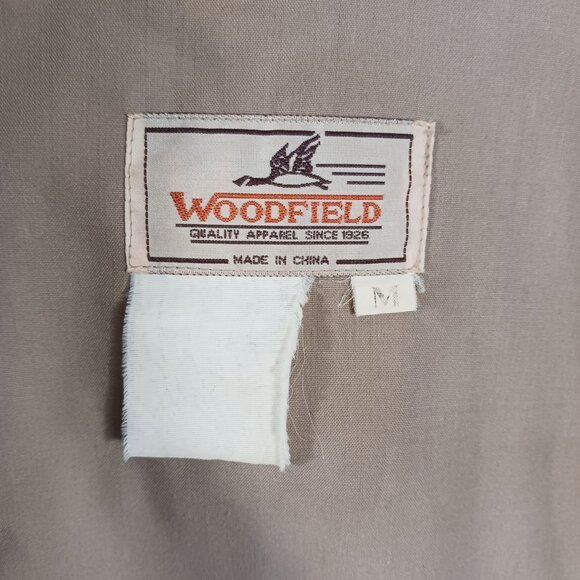 Woodfield Men's Tan Vest, Outdoor, Fishing, Hunting, Size M, See Description - Picture 2 of 15
